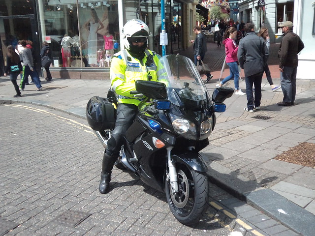 Sussex Police unmarked bike Brighton
