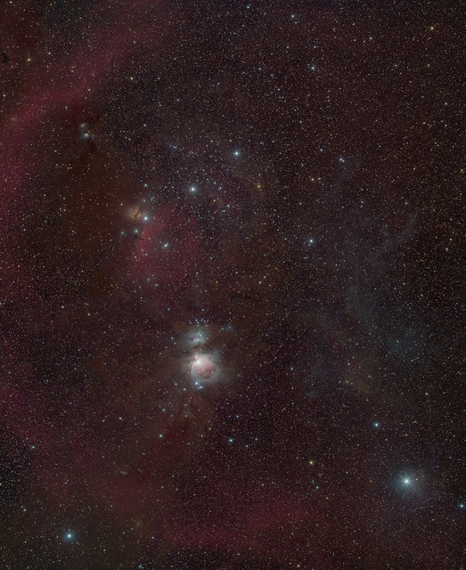Orion Mosaic with Apo-Elmarit-R 180mmF2.8 December 2011 Dark Version
