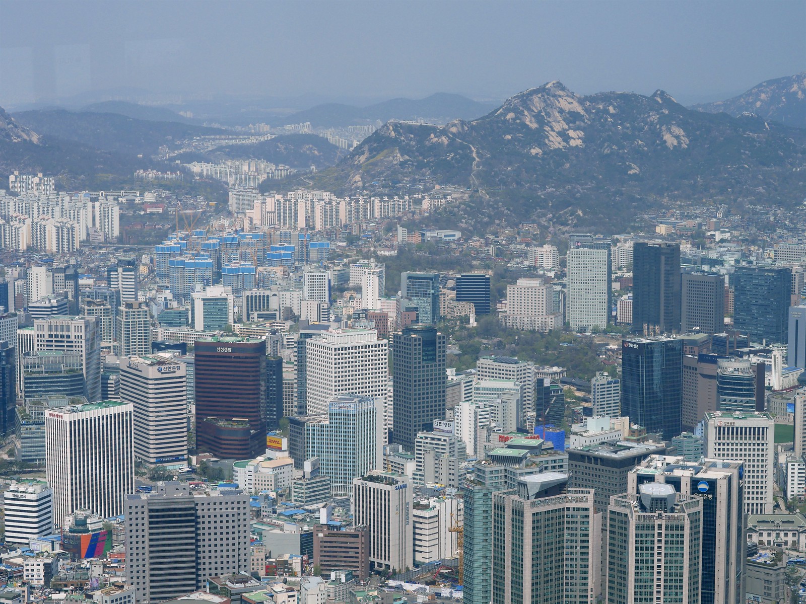 View from the N Seoul Tower
