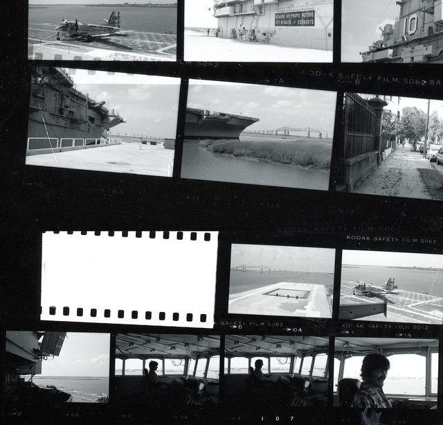 Battleship Contact Collage - The YORKTOWN Aircraft Carrier