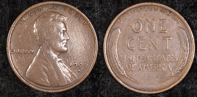 1909 S VDB Lincoln Wheat Cent