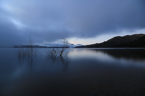 morning blue lake water fog canon reflections landscape eos australia nsw ef dams blowering tumut ef24105f4l 5dmkiii