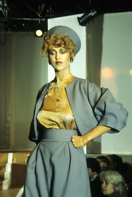 Fashion Show, 1981 | Design by Fashion student Sharon Brahne… | Flickr
