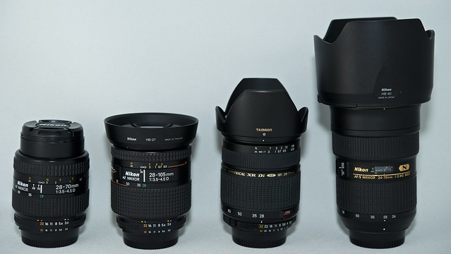 Four Midrange Lenses