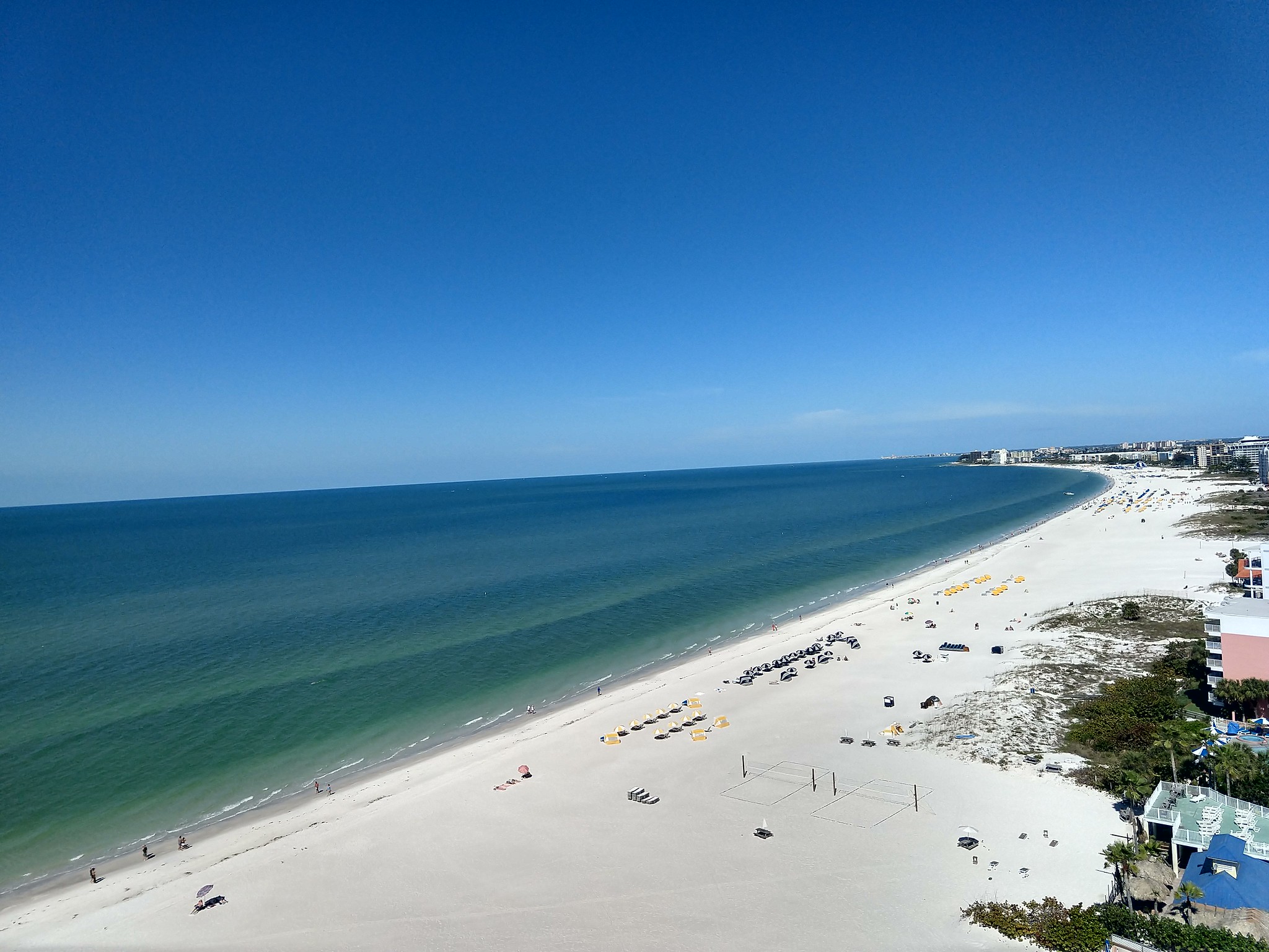 Looking North on St. Pete Beach