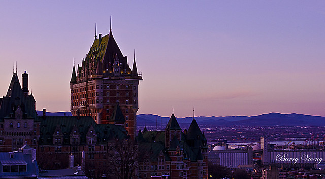 Quebec City sunset