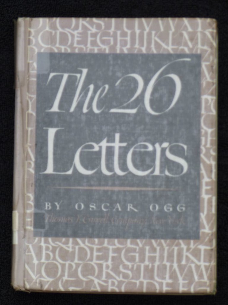 Sign & Lettering Books -The 26 Letters | The 26 Letters, Osc… | Flickr