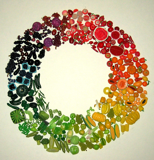 Re-ment Miniatures Fruits & Veggies Color Wheel