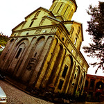 A church in downtown Tbilisi