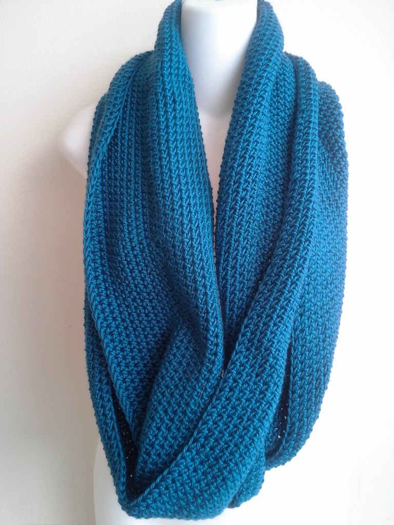 olympian blue infinity scarf SAMANTHA | another shot of the … | Flickr