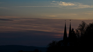 Church of Rimbach at Sunset_