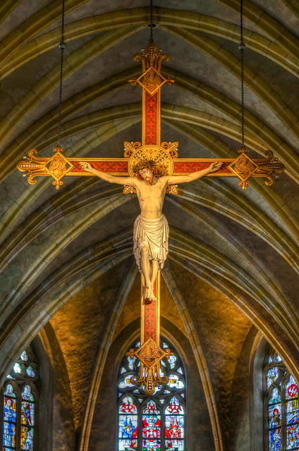 Kreuz in der Sankt Christophorus Kathedrale zu Roermond NL - St. Christoffelkathedraal