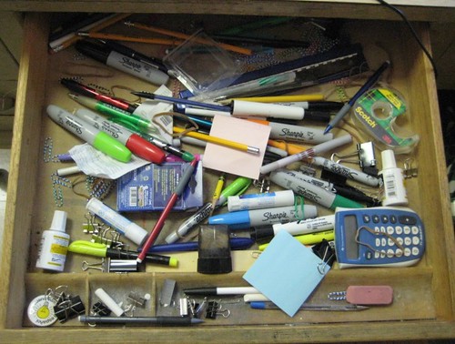 Desk drawer-before