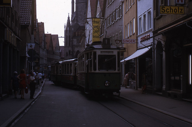 JHM-1969-0720 -  Allemagne, Reutlingen, tramway, c'est la fin