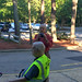 Club photographer Gene Hirsch getting ready to do the group shot. Ed Cody in the foreground. Read more on the website at <a href="http://northraleighrotary.org/club-members-clean-up-at-shelley-lake/" rel="noreferrer nofollow">northraleighrotary.org/club-members-clean-up-at-shelley-l...</a>