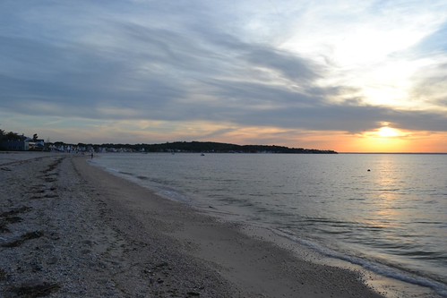 Sunset on the beach by RealMattKane, sunset newyork beach longisland bayville longislandsound