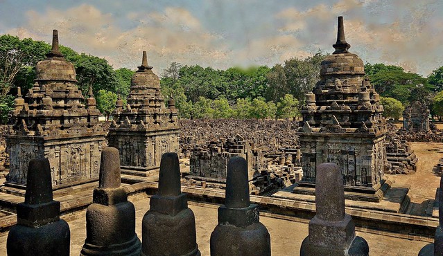 INDONESIEN, Java, Tempelanlage  Candi Sewu, 17365/9912
