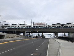 Angle Lake Link Light Rail Station from S 200th Street