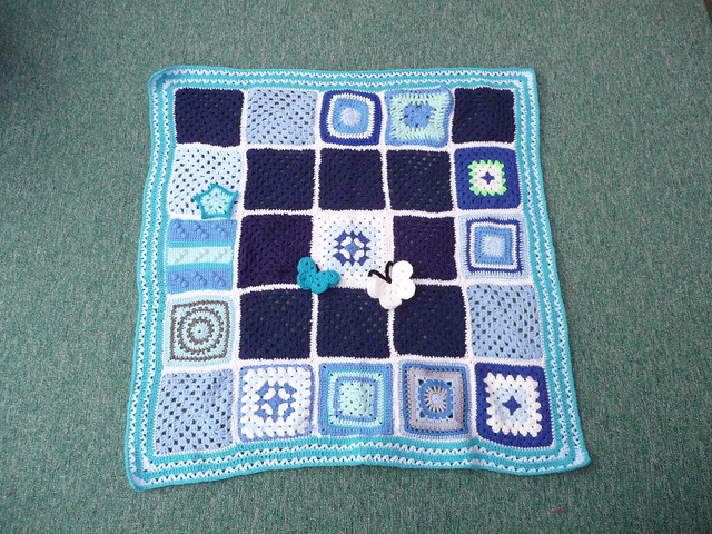 Thanks to 'jean nock' for assembling this Blanket and for everyone making the Squares!