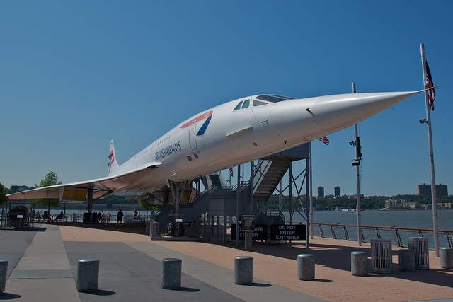 Concorde Beside the Intrepid