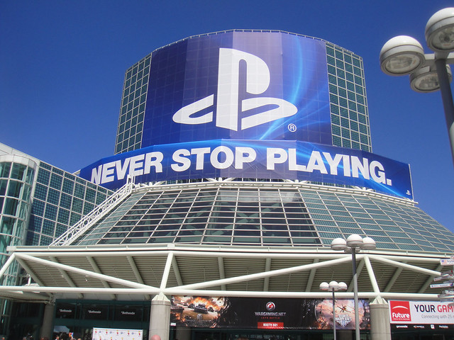 E3 Expo 2012 - Playstation banner