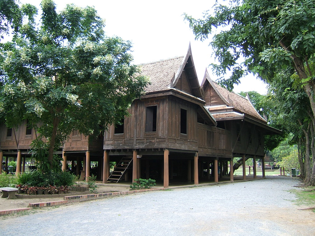 Khun Phaen house" traditional Thai house near Phra Mongko… | Flickr