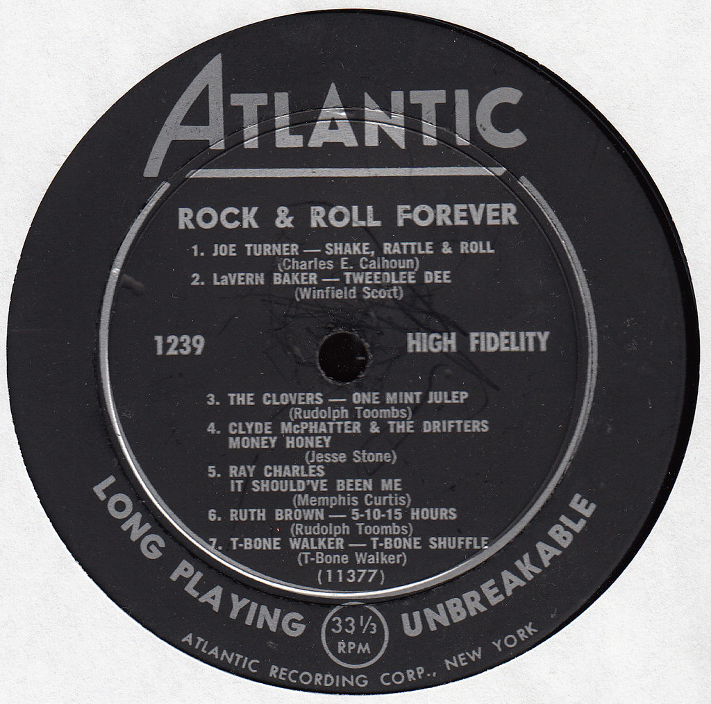 Rock -N- Roll With Record Sticker