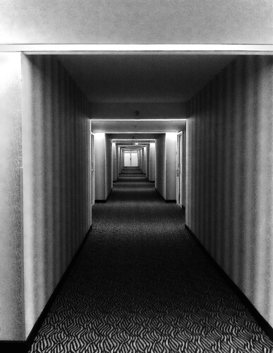 travel vacation blackandwhite bw doors nevada motel mesquite exits hallways