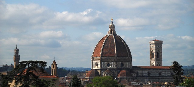 Firenze - Un Ancora più Vicino Vista del Duomo da Mia Sorella-in-Legge di Piatto