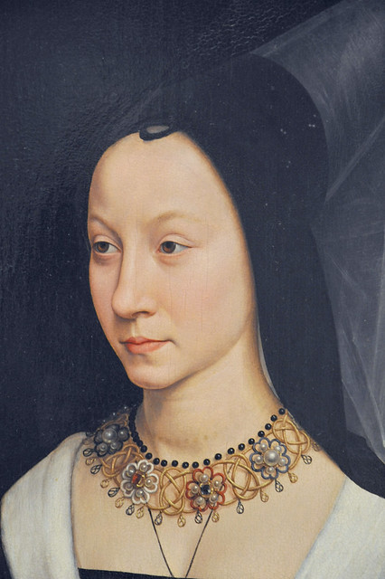 Memling - Maria Portinari, detail [1470]