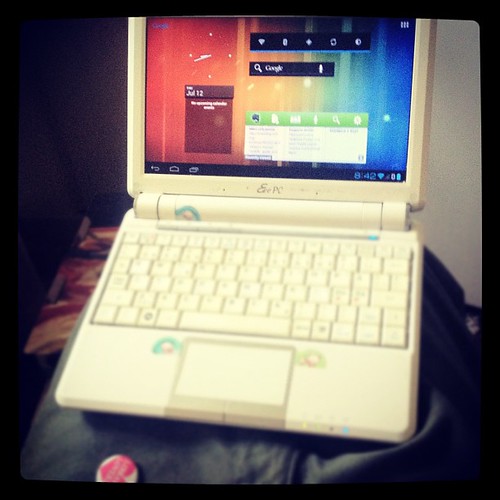 My #Asus #EeePC 901 running #Android #ICS natively | Flickr