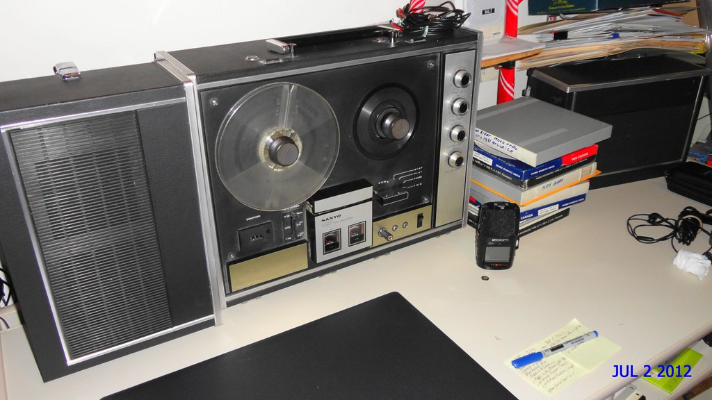 Sanyo MR-939 reel-to-reel tape-recorder | Yesterday I dug my… | Flickr