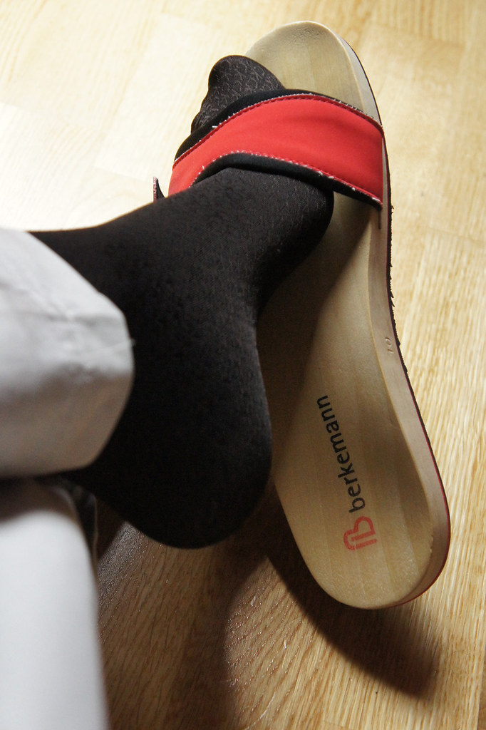 Berkemann and CK sheer socks - 04 | SlipperJean | Flickr