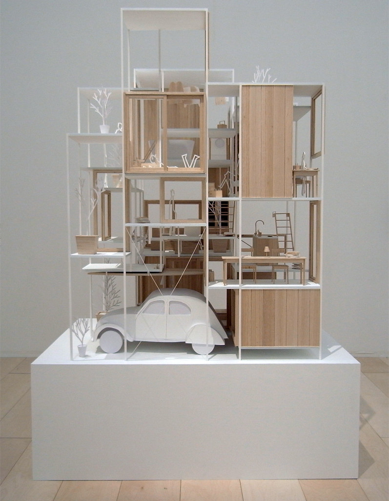 建築模型 architectural model  東京透明私人住宅 House NA／藤本壯介 Sou Fujimoto