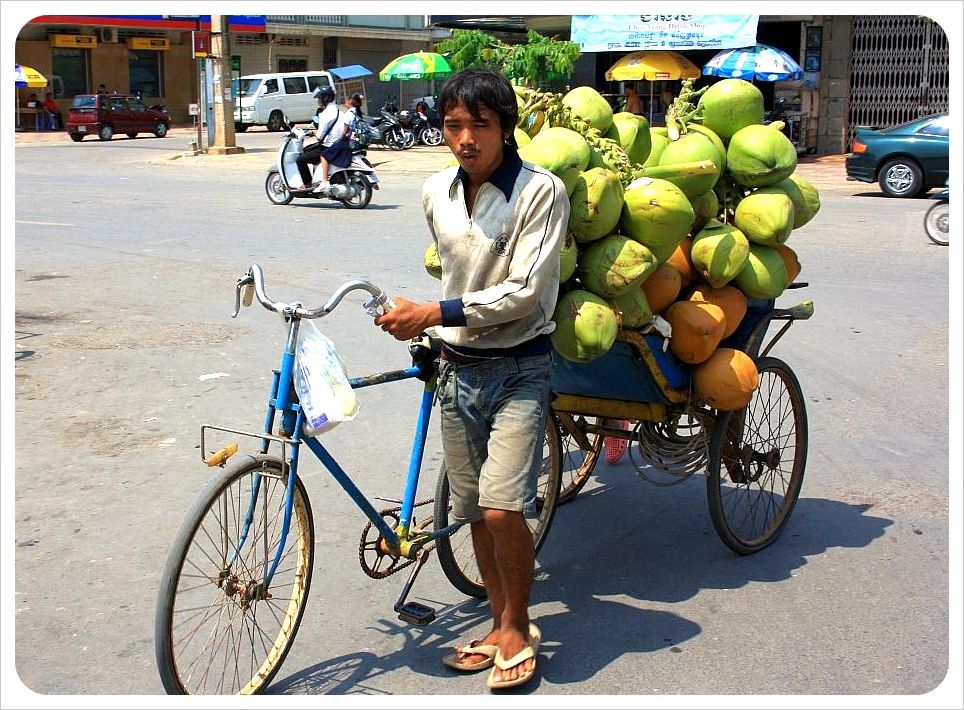 coconut vendor battambang