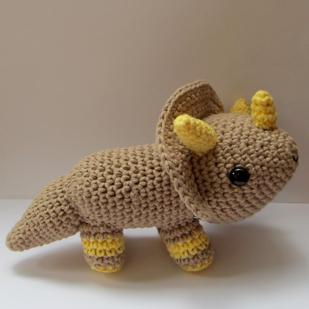 Image showcasing I finished my Triceratops! | -and the pattern is in the shop… | Flickr