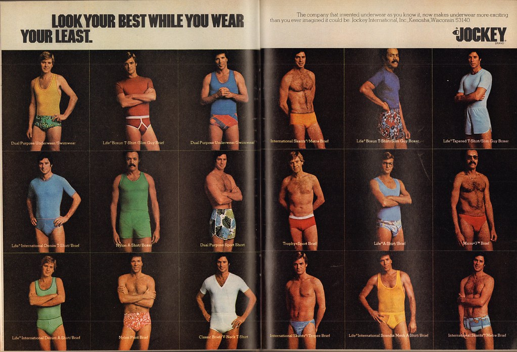 1976 Jockey Underwear Advertisement Playboy November 1976