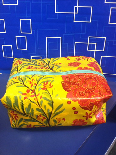 Oilcloth Cosmetic Bag | by FairlyMerry