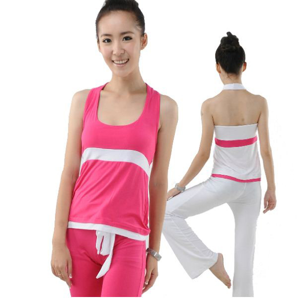 traditional chinese style printing sleeveless women yoga c…