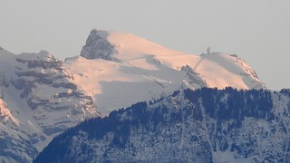 sunset Mt Titlis Swiss Alps Switzerland