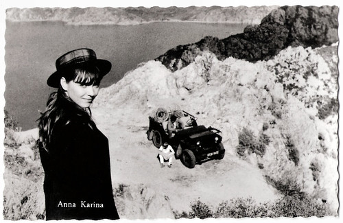 Anna Karina in Le soleil dans l'oeil (1962)