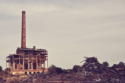 city urban abandoned broken nikon factory debris demolition structure smokestack frame damage damaged scrap urbanlandscape d90 jeremystockwellpix twtmewpcjs nikond90 nicholsonfileco nicholsonfilecompany