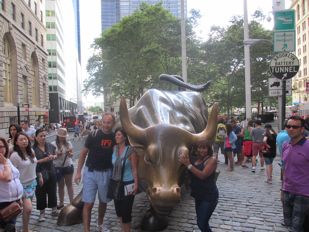 Charging Bull, near Wall Street station