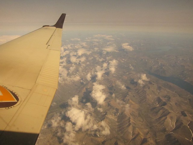 Aerial View Coastal Chukotka Russia Far East