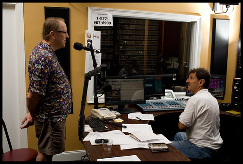 Jim Hobbes and Charles Laborde in the studio.  rhrphoto.com
