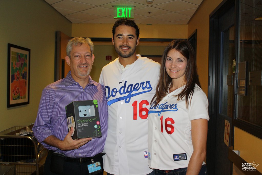 A visit from Andre Ethier of the Los Angeles Dodgers