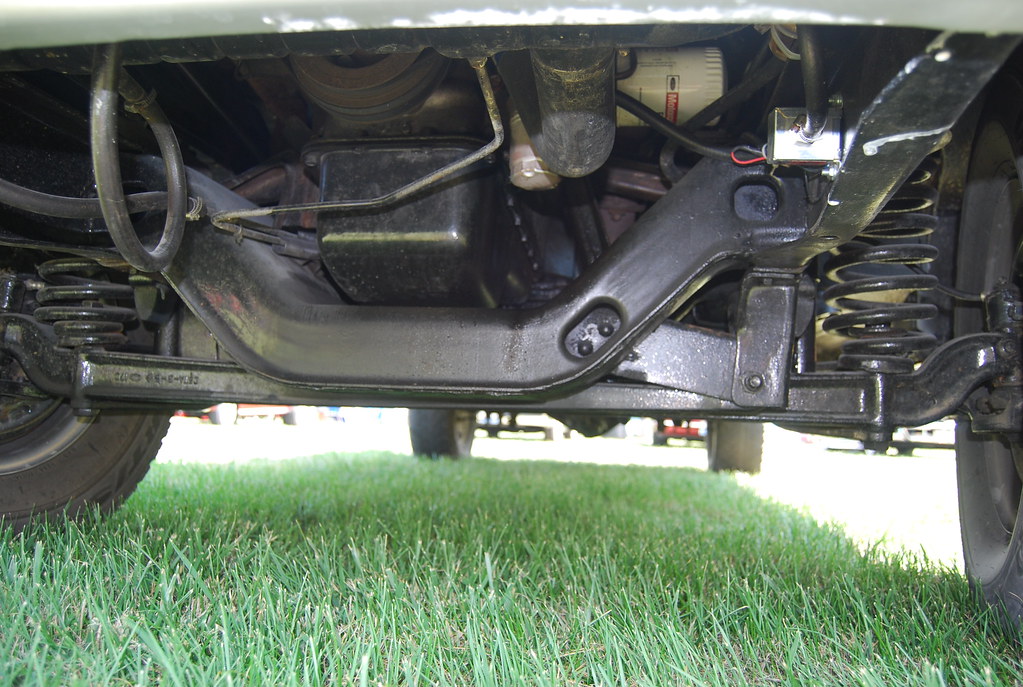 Twin I-Beam Front Suspension on 1967 Ford F-100.