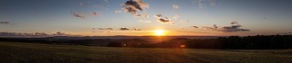 Panorama - sunset over Raibach