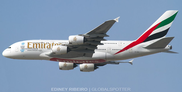 AIRBUS A380-800 (A6-EEO) EMIRATES AIRLINES | DUBAI | DXB-OMDB