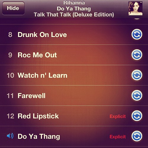 Feelin some type of way! @badgalriri  #Rihanna #onrepeat | by kikilyntin07